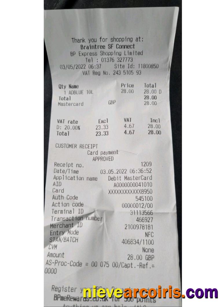 BP express shopping limited payment check